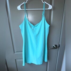 Abercrombie and Fitch athleisure dress w/built in shorts: Aqua